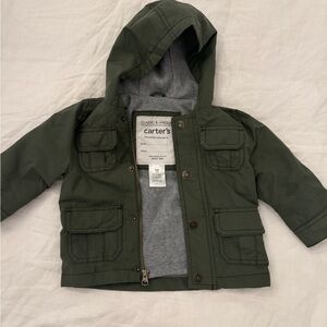 Like New Carter's Cargo Fleece Lined Jacket